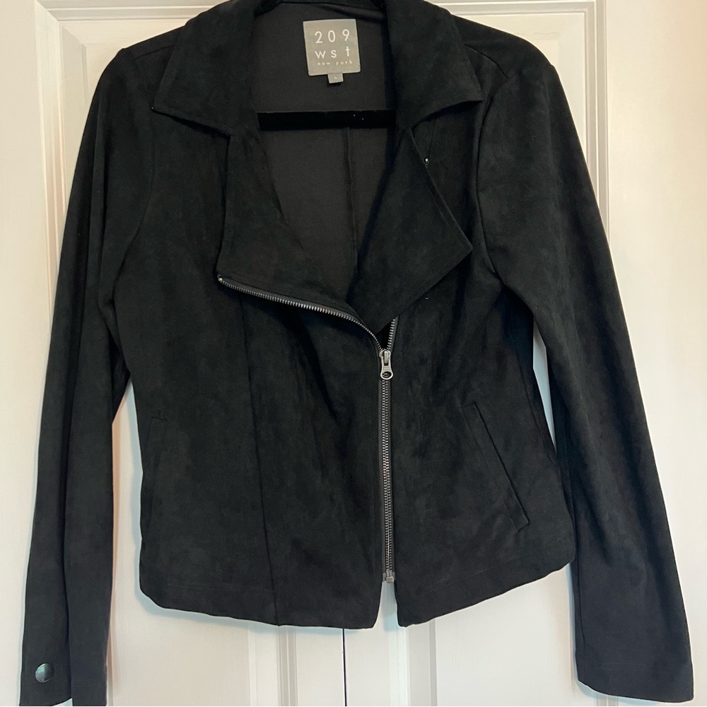 209 wst new york faux suede jacket